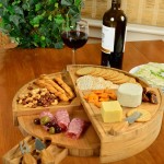 Round Cheese Board That Folds Up Nicely